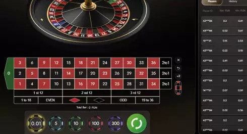 Roulette X screenshot 2 - multiplier result and payout display